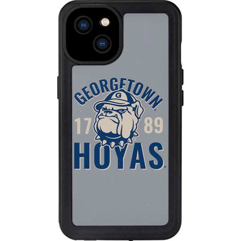 Georgetown University Hoyas 1789 iPhone 15 Plus Waterproof Case
